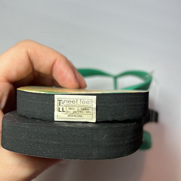 Rare Arizona Iced Tea Neet Feet Sandals Flip Flops Men’s Size 8.5/9.5 - Picture 10 of 10